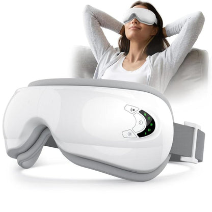 Rechargeable Electric Eye Massager, 1 Box Foldable Eye Massage Tool with 5 Modes for Christmas Gift, Portable Eye Care Instrument for Women & Men, Valentine'S Day Gift